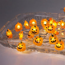 Load image into Gallery viewer, Halloween Pumpkin String Lights