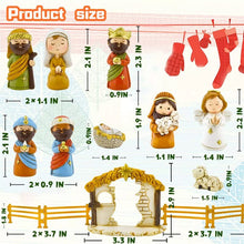 Load image into Gallery viewer, 🎁24 Days of Christmas Nativity Scene Set🎁