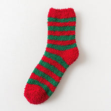 Load image into Gallery viewer, Christmas Fuzzy Fluffy Socks
