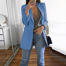 Load image into Gallery viewer, Women&#39;s Fashion Lapel Slim Cardigan Temperament Suit Jacket