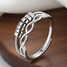 Load image into Gallery viewer, Drive Away Your Anxiety Infinity Fidget Ring