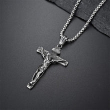 Load image into Gallery viewer, Titanium Steel Crucifix Necklace
