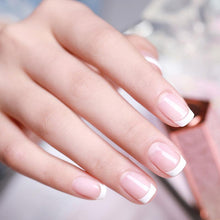 Load image into Gallery viewer, Glue-On French Manicure Nails Kit (100 pcs)
