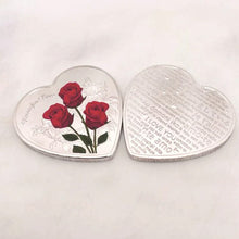 Load image into Gallery viewer, Rose Heart-Shaped Commemorative Coin
