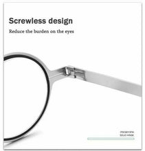 Load image into Gallery viewer, Titanium Material Screwless Foldable Reading Gla-sses
