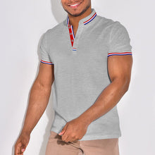 Load image into Gallery viewer, Lapel Collar Solid Color POLO Shirt
