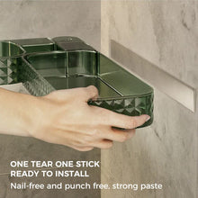 Load image into Gallery viewer, Multifunctional wall-mounted U-shaped rotating storage corner shelf