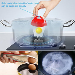 6 Pcs Hard Boiled Egg Cooker