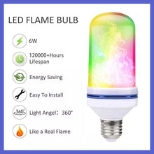Load image into Gallery viewer, LED Flame Light Bulb With Gravity Sensing Effect