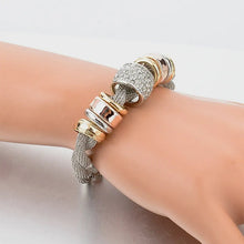 Load image into Gallery viewer, Entwined Ring Accent Bracelet