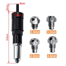 Load image into Gallery viewer, Professional Rivet Gun Adapter Kit with 4Pcs
