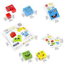 Load image into Gallery viewer, Fun Changing Face Magic Cube Building Blocks