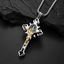 Load image into Gallery viewer, Jesus Cross Necklace