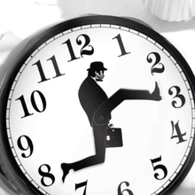Load image into Gallery viewer, Ministry of Silly Walks Clock