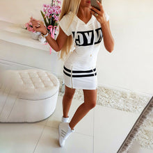 Load image into Gallery viewer, Zip Hooded Slim Fit Fashion Dress