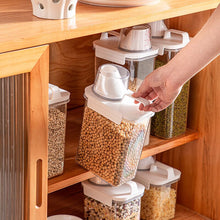 Load image into Gallery viewer, Cereal Dispenser Easy Flow Storage Jar Plastic Grocery Container