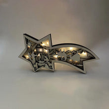 Load image into Gallery viewer, LED Wooden Poinsettia Lights