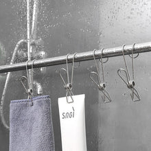 Load image into Gallery viewer, Stainless Steel Clothes Pins Hook Clip