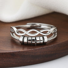Load image into Gallery viewer, Drive Away Your Anxiety Infinity Fidget Ring