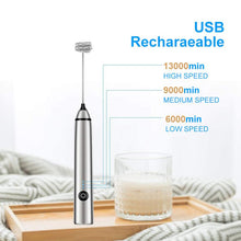 Load image into Gallery viewer, Handheld 2 in 1 Electric Mini Frother &amp; Whisk