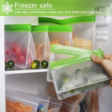 Load image into Gallery viewer, Stand Up Reusable Food Bags