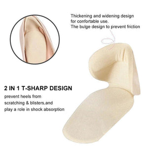 Super Soft T-shaped Silicone Anti-bladder Heel Pad