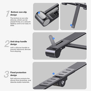 Portable Aluminum Foldable Laptop Stand