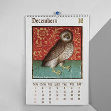 Load image into Gallery viewer, 🦉Weird Medieval Owl Calendar 2024📅