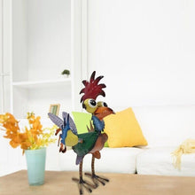 Load image into Gallery viewer, Funny garden rooster statue