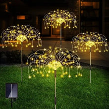 Load image into Gallery viewer, Waterproof  Solar Garden Fireworks Lamp