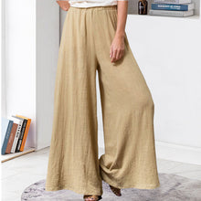 Load image into Gallery viewer, Plus Size Cotton&amp;Linen Wide Leg Pants