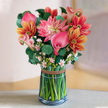 Load image into Gallery viewer, 3D Bouquet Greeting Card