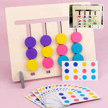 Load image into Gallery viewer, Wooden 2-Sided Sliding Logic Puzzle