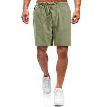 Load image into Gallery viewer, Lockere Freizeitshorts aus Leinen für Herren