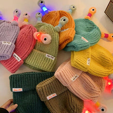 Load image into Gallery viewer, 🐸Winter Parent-Child Cute Glowing Little Monster Knit Hat