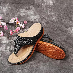 Classic Leather Orthopedic Flip-flop Sandals