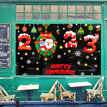 Load image into Gallery viewer, Christmas Window Clings Double-Sided Re-appliable Decoration