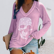 Load image into Gallery viewer, Retro Skull Long Sleeve Shirts