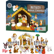 Load image into Gallery viewer, 🎁24 Days of Christmas Nativity Scene Set🎁