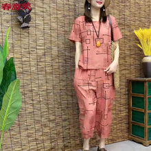 Load image into Gallery viewer, Printed Fashion Two Piece Set