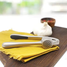 Load image into Gallery viewer, Stainless Steel Garlic Press
