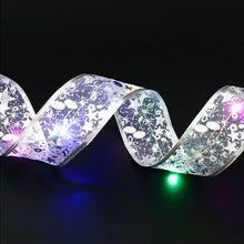 Load image into Gallery viewer, Christmas Ribbon Fairy Lights
