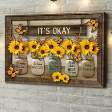Load image into Gallery viewer, Butterfly Sunflowers Wall Art