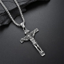 Load image into Gallery viewer, Titanium Steel Crucifix Necklace