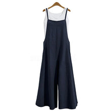 Load image into Gallery viewer, Summer Ladies Casual Loose Solid Tank Jumpsuit