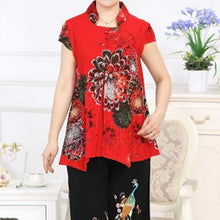 Load image into Gallery viewer, Elderly Cotton and Linen Two Piece Set