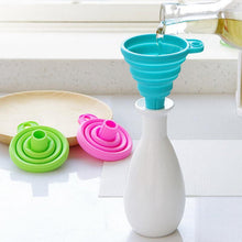 Load image into Gallery viewer, Kitchen Folding Silicone Funnel
