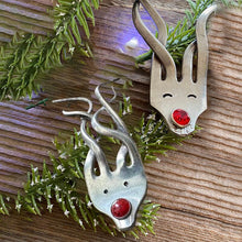 Load image into Gallery viewer, Funny Fork Reindeer Ornament