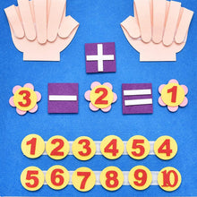 Load image into Gallery viewer, Felt Finger Number Counting Toy