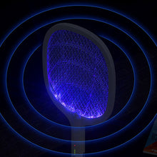 Load image into Gallery viewer, USB Rechargeable Electric Fly Swatter Large Insect Racket
